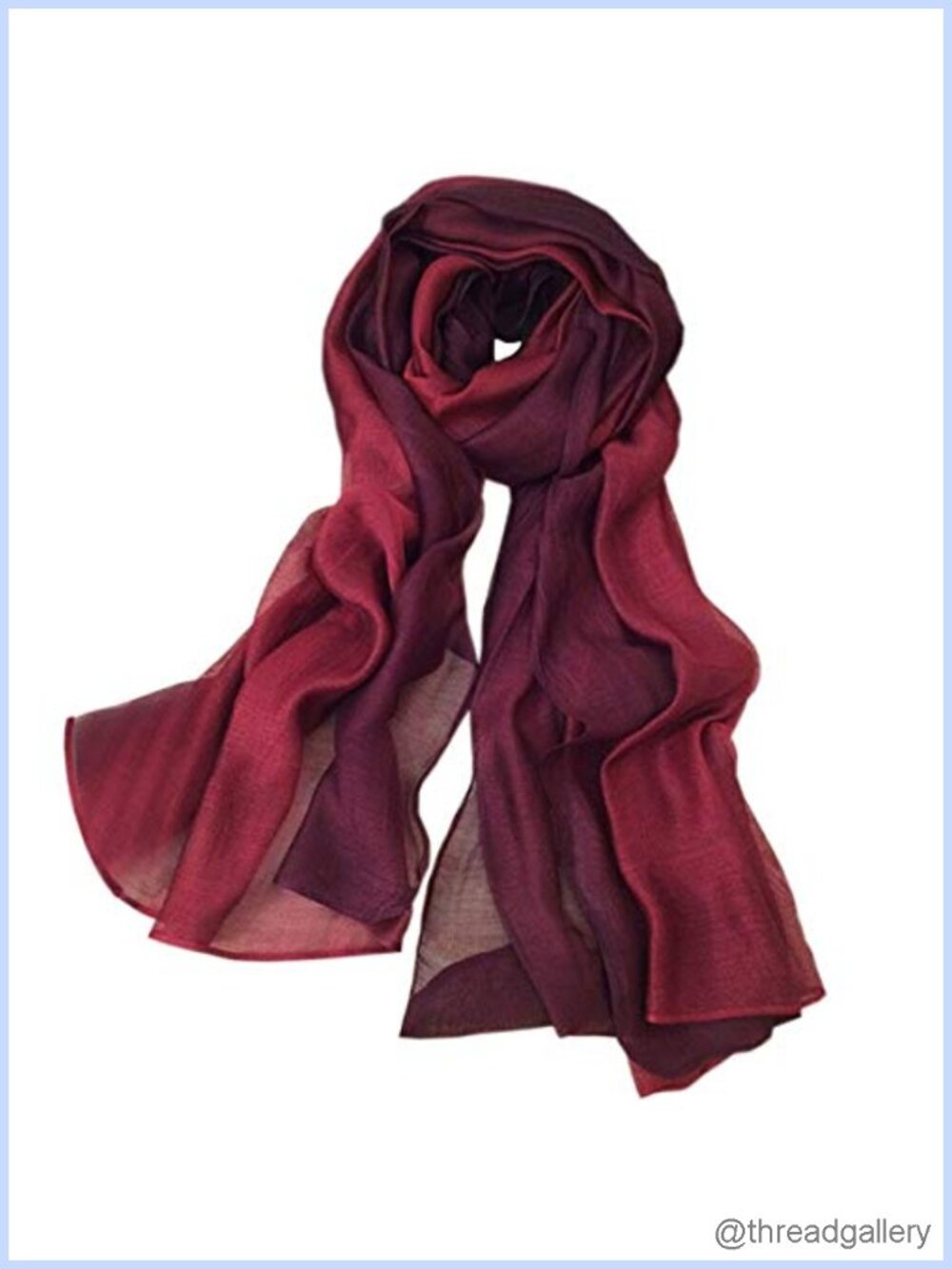 Cotton Silk Scarf Soft Wrap Shawl Elegant Fashion Scarves
